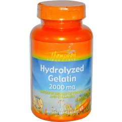 Натуральная добавка Thompson Hydrolyzed Gelatin 2000 mg 60 таб (19323-01)