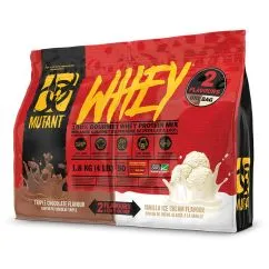 Протеїн Mutant Whey 2 Flavours one bag 1,8 кг triple chocolate & vanilla ice cream (20079-02)