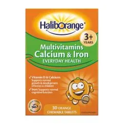 Вітаміни та мінерали Haliborange Multivitamins Calcium & Iron 30 chew tab (21613-01)