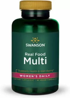 Витамины и минералы Swanson Real Food Multi Women's Daily 90 veg caps (087614210377)
