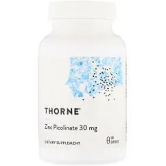 Витамины и минералы Thorne Research Zinc Picolinate 30 mg 180 caps (693749221029)
