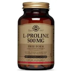 Аминокислота Solgar L-Proline 500 mg 100 softgels (033984022768)