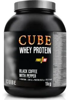 Протеин Power Pro Cube Whey Protein 1 кг black coffe with pepper (10746-01)