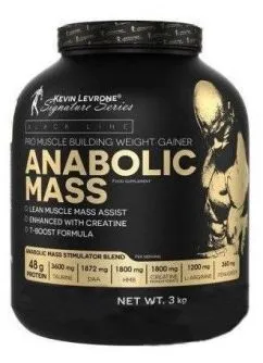 Гейнер Kevin Levrone Anabolic MASS 40% protein 3 kg snikers (10523-11)