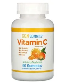 Вітаміни та мінерали California Gold Nutrition Vitamin C 90 gummies (898220010929)