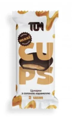Замінник харчування TOM Цукерки з солоною карамеллю в чорному шоколаді 38 г  (21749-01)