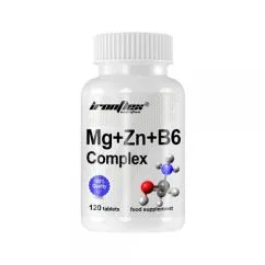 Вітаміни та мінерали IronFlex Mg+Zn+B6 Complex 120 tab (21377-01)