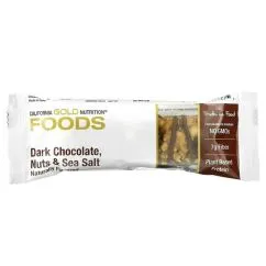 Батончик California Gold Nutrition Snack Bar 40 г dark chocolate, nuts & sea salt (21183-02)
