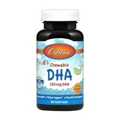 Натуральная добавка Carlson Labs Kid's DHA 100 mg 60 капсул (11037-01)