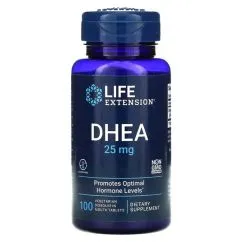 Стимулятор тестостерону Life Extension DHEA 25 mg 100 veg таб (20565-01)
