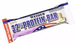 Батончик Weider 32% Protein Bar 60 г blueberry-muffin (02815-02)