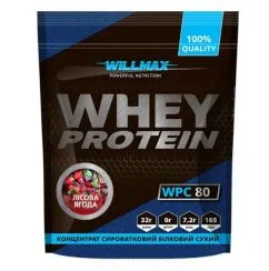 Протеин Willmax Whey Protein 80 920 г лісов ягода (10561-19)