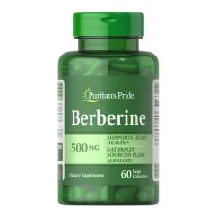 Натуральная добавка Puritan's Pride Berberine 500 mg 60 капсул (22286-01)