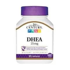 Стимулятор тестостерону 21st Century DHEA 25 mg 90 капсул (11653-01)
