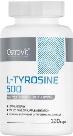 Амінокислота OstroVit L-Tyrosine 500 mg 120 caps (5903933908397)