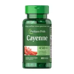 Натуральная добавка Puritan's Pride Cayenne 450 mg 100 капсул (19615-01)