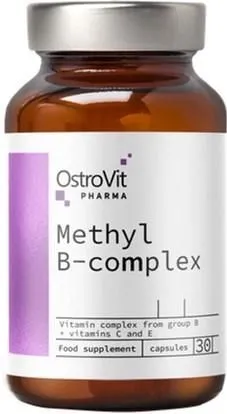 Вітаміни та мінерали OstroVit Methyl B-complex 30 caps (5903246227963)
