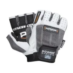 Рукавички для тренувань Power System Fitness Gloves White-Grey 2300 (21780-01)/S size