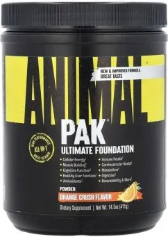Вітаміни та мінерали Universal Nutrition Animal Pak Improved Formula orange crushed 411 g (039442033529)