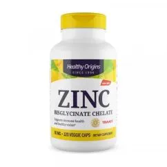 Вітаміни та мінерали Healthy Origins Zinc Bisglycinate Chelate 50 mg 120 veg caps (18369-01)