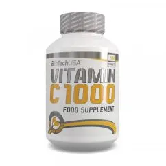 Витамины и минералы Biotech Vitamin C 1000 with rose hips 100 tabs (03833-01)