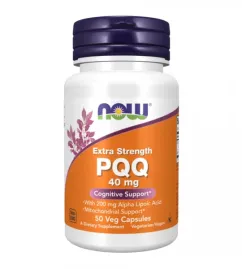 Натуральная добавка Now Foods PQQ Extra Strenght 40 mg 50 капсул (21744-01)