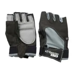 Перчатки для тренировок Sporter Dead Lift Gloves Black/Grey/L size (21488-02)