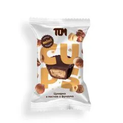 Замінник харчування TOM Цукерки з пастою фундука чорний шоколад 9 г  (21665-01)