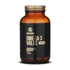 Вітаміни та мінерали Grassberg Omega 3 1000 mg Value 90 caps (19597-01)