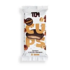 Замінник харчування TOM Цукерки з пастою фундука чорний шоколад 38 г (21660-01)