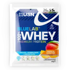 Протеин USN Blue Lab 100% Whey Premium Protein 34 г tropical smothie (22418-02)