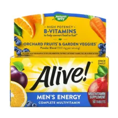 Витамины и минералы Nature's Way Alive! Men's Energy 50 tab (20498-01)
