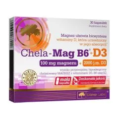 Витамины и минералы Olimp Chela-Mag B6+D3 30 caps (11452-01)