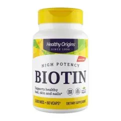 Витамины и минералы Healthy Origins Biotin 5000 mcg 60 veg caps (11142-01)