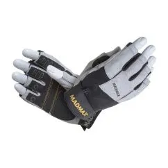 Рукавички для тренувань MadMax Damasteel Workout Gloves MFG-871 Колір=сірий/Gold/L size (22765-02)