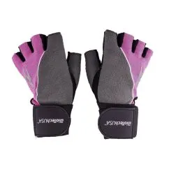 Перчатки для тренировок Biotech Lady 2 Grey-Pink S size (06302-04)