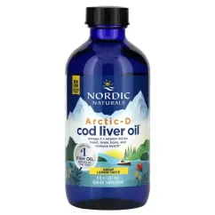 Вітаміни та мінерали Nordic Naturals Arctic-D Cod Liver Oil 1060 mg omega-3 + 1000IU D3 237 ml (768990587832)