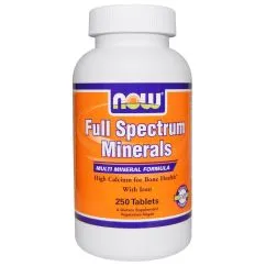 Вітаміни та мінерали Now Foods Full Spectrum Minerals 250 tabs (733739015426)