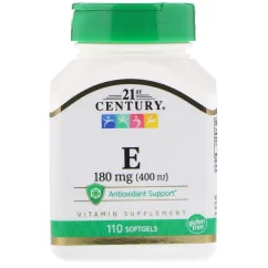 Витамины и минералы 21st Century Vitamin E 180 mg (400 IU) 110 softgels (740985212455)