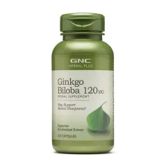 Натуральна добавка GNC Ginkgo Biloba 120 mg 100 капсул (19652-01)
