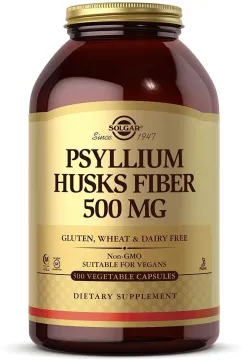 Натуральна добавка Solgar Psyllium Husk Fiber 500 mg 500 капсул (19855-01)