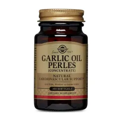Натуральна добавка Solgar Garlic Oil Perles 100 капсул (11205-01)
