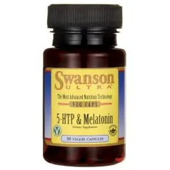 Амінокислота Swanson 5-HTP & Melatonin 30 caps (087614027647 )