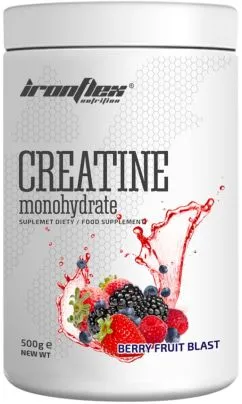 Креатин IronFlex Creatine monohydrate 500 г berry fruit blast (10960-05)