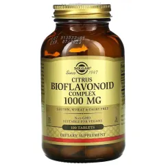 Вітаміни та мінерали Solgar Citrus Bioflavonoid Complex 1000 mg 100 tab (033984009202)