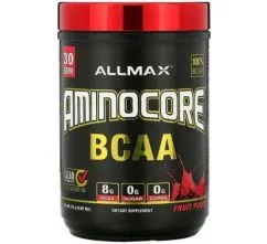 Амінокислота Allmax Nutrition AminoCore BCAA fruit punch 315 g (665553228624)