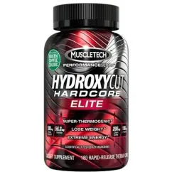 Жироспалювач Muscletech Hydroxycut Hardcore Elite 180 капсул (06387-01)