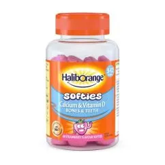 Вітаміни та мінерали Haliborange Softies Calcium & Vitamin D Bones & Teeth 60 softies (21873-01)
