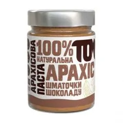 Заменитель питания TOM Арахисовая Паста в стеклянной банке 300 г кусочки шоколада (20858-01)