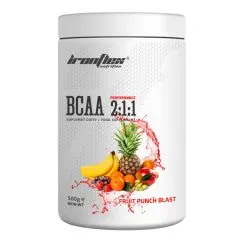 Амінокислота IronFlex BCAA 2:1:1 fruit punch 500 g (18201-07)